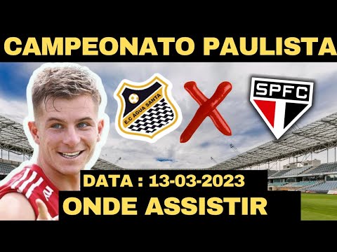 Onde vai passar o jogo do São Paulo e Água Santa?