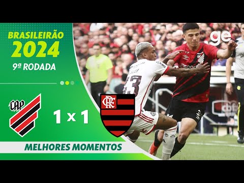 Quais foram os melhores momentos do Atlético Paranaense e Flamengo?