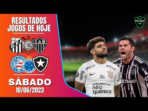 Quais foram os resultados dos jogos de ontem?