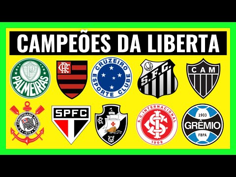 Quais são os times brasileiros que já venceram a Libertadores?