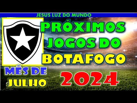 Qual é a data e horário do próximo jogo do Botafogo?