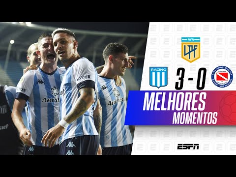 Quanto está o jogo do Racing da Argentina?